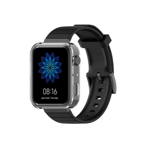 Iskunkestävä TPU-kellonkuori Xiaomi Mi Watchille - Läpinäkyvä