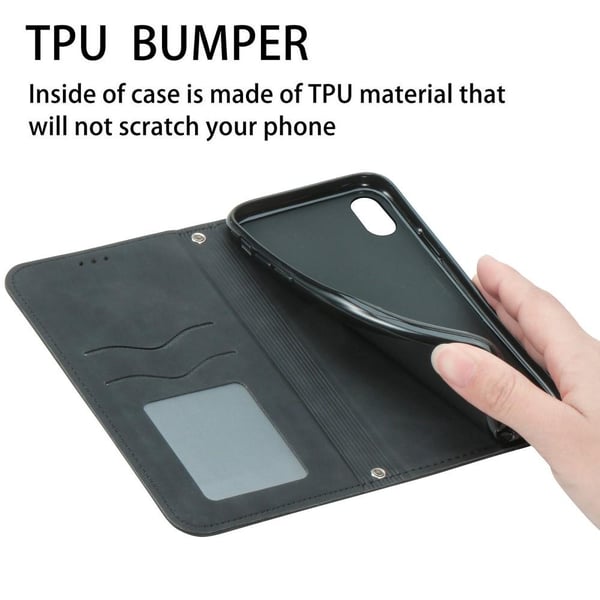 Vintage lompakkokotelo Xiaomi Mi 11 - Musta