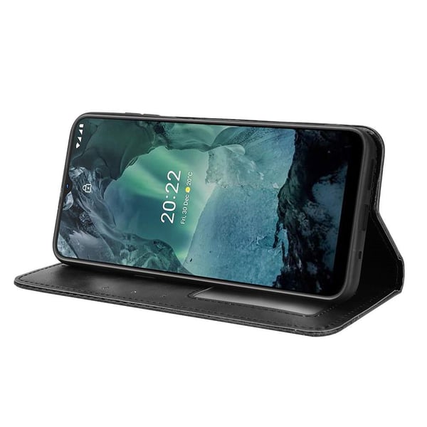 Wallet Stand Flip Phone Case til Nokia G11/Nokia G21 - Sort