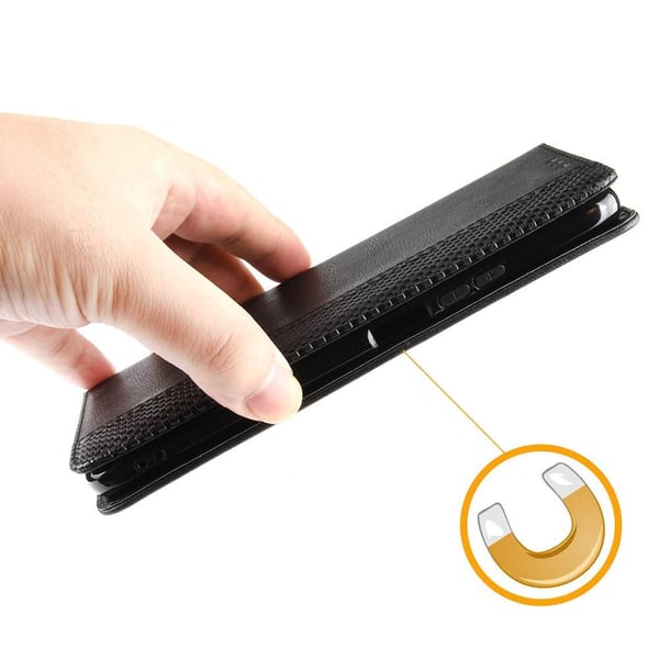 Wallet Stand Flip Phone Case til Nokia G11/Nokia G21 - Sort