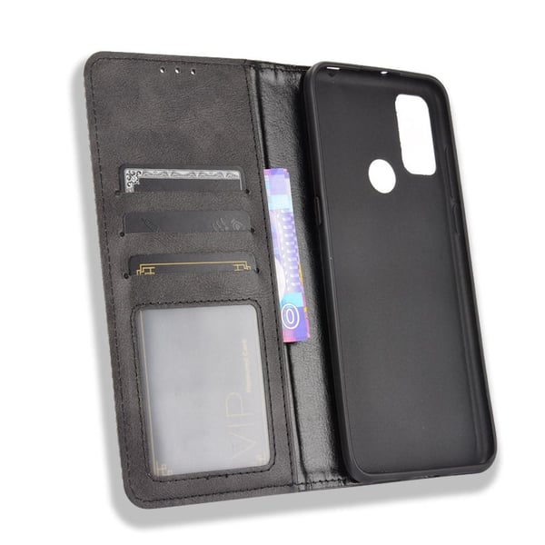 Vintage tegnebogsetui til Alcatel 3L (2021) /1S (2021