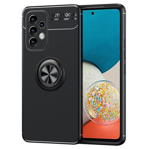 Samsung Galaxy A33 5G deksel med fingerring og innebygd plate