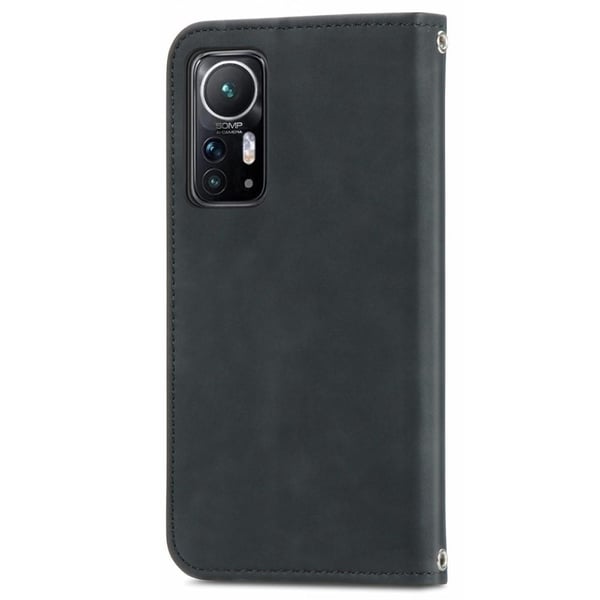 Vintage lompakkokotelo Xiaomi 12 - musta