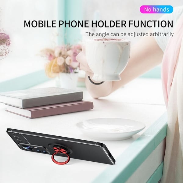 Xiaomi 12 Pro - deksel med fingerring og innebygd plate