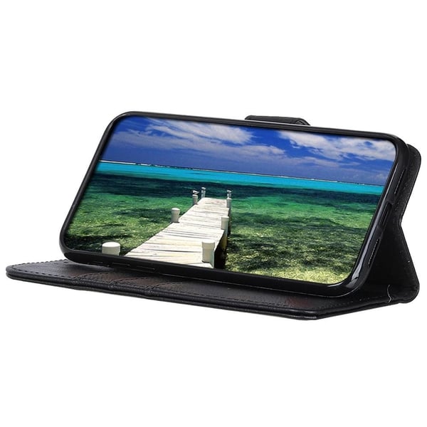 KHAZNEH Motorola Moto G 5G 2022 Lommebok - deksel - Svart