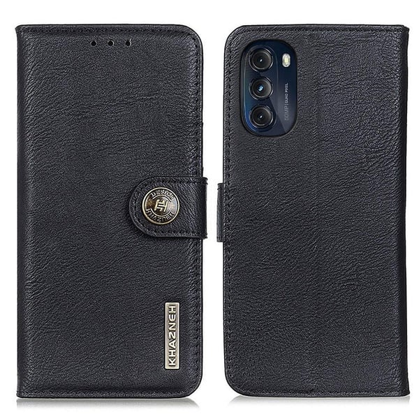 KHAZNEH Motorola Moto G 5G 2022 Lommebok - deksel - Svart