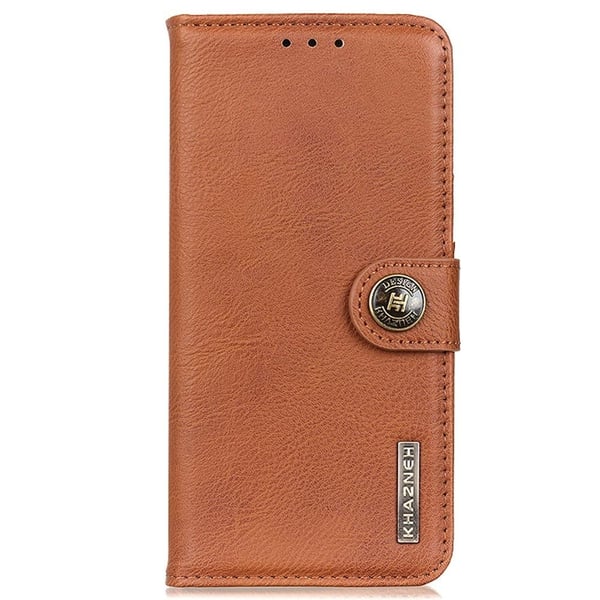 KHAZNEH Motorola Moto G 5G 2022 Lommebok - deksel - Brun