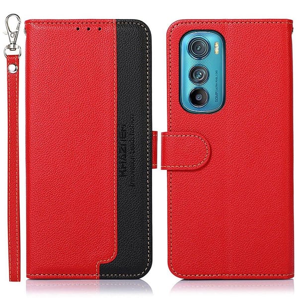 KHAZNEH Telefoncover til Motorola Edge 30 5G - Rød/Sort
