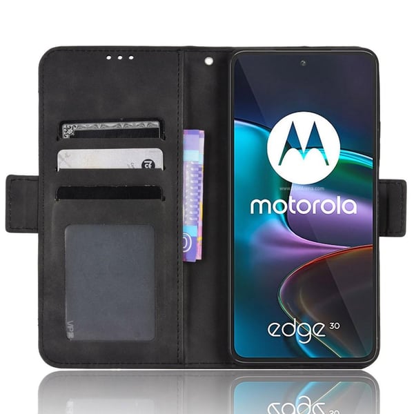 Motorola Edge 30 5G Lommebok - deksel - Svart