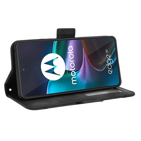 Motorola Edge 30 5G Lommebok - deksel - Svart