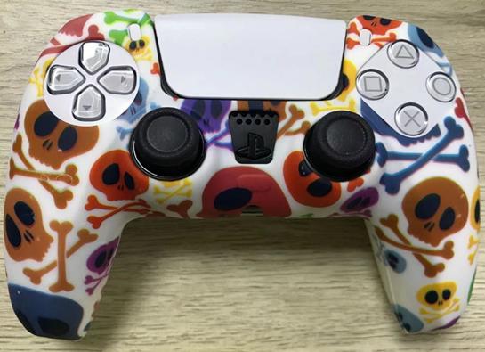 Silikone Skin Grip til Playstation 5 / PS5 Controller Skulls