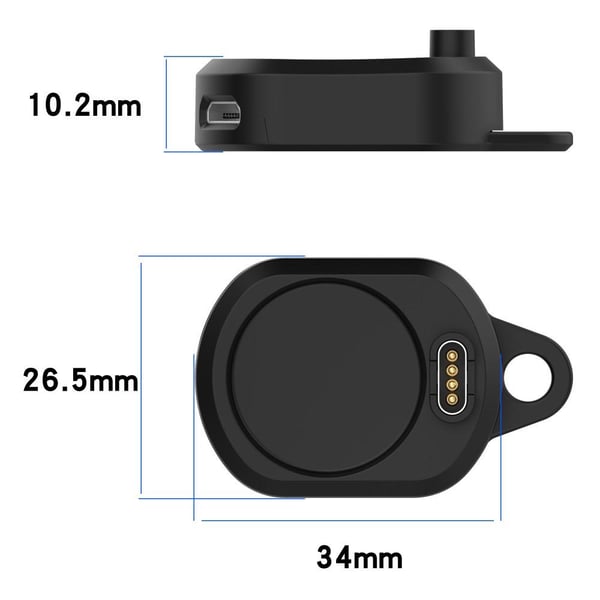 Garmin Fenix 7/7S/7X Type C/Micro USB - opladningsholder