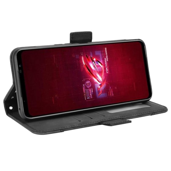 Asus ROG Phone 6 5G/6 Pro 5G Lommebok - deksel - Svart