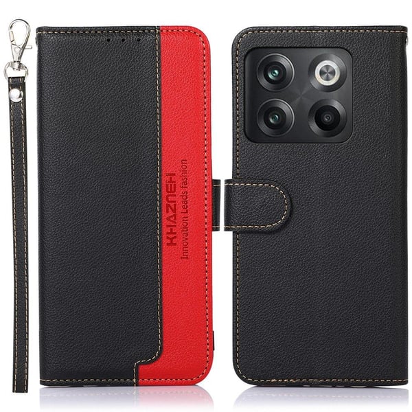 KHAZNEH Telefoncover til OnePlus 10T/Ace Pro - Sort/Rød