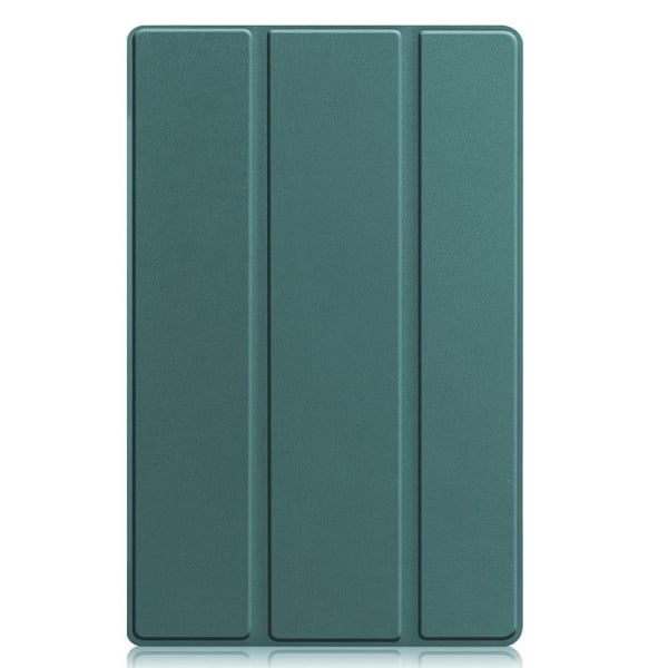 Til Lenovo Tab M10 Plus (Gen 3) Trifoldet Stativdæksel - Grøn