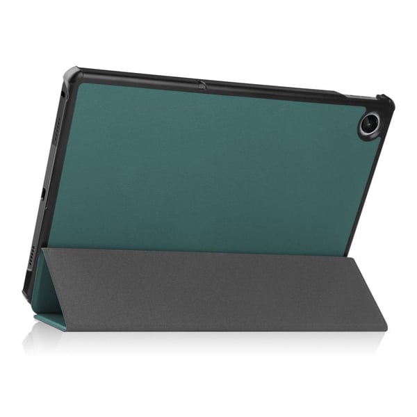 Til Lenovo Tab M10 Plus (Gen 3) Trifoldet Stativdæksel - Grøn