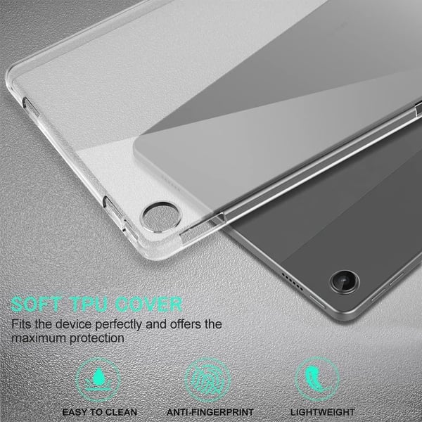 Lenovo Tab M10 Plus (Gen 3) - TPU kirkas himmeä tablettikotelo