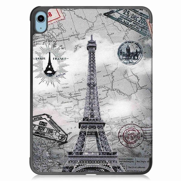 Tredobbelt standercover til iPad 10.9 (2022) Tablet Cover - Kort