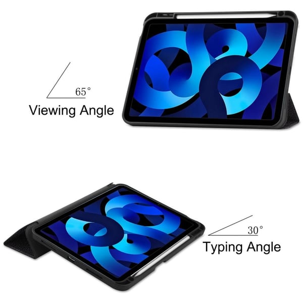 Apple iPad 10.9 2022 Trippeldeksel med smal passform Pennholder - Ikke rør meg