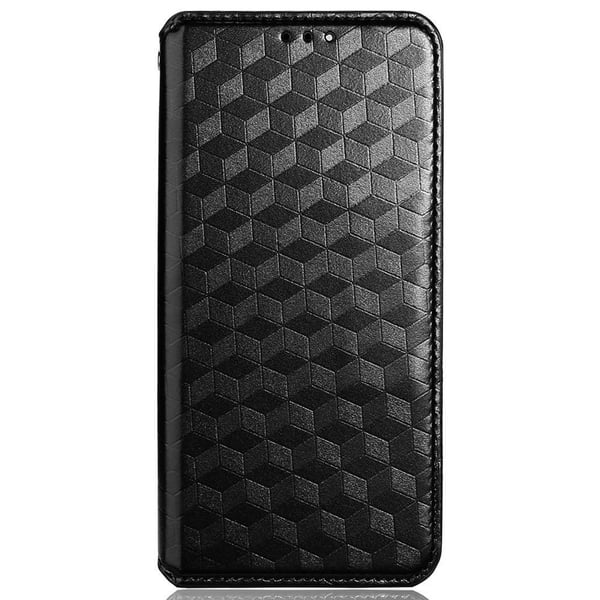 Lommebok - deksel Rhombus til Xiaomi 12T Pro/Xiaomi 12T - Svart