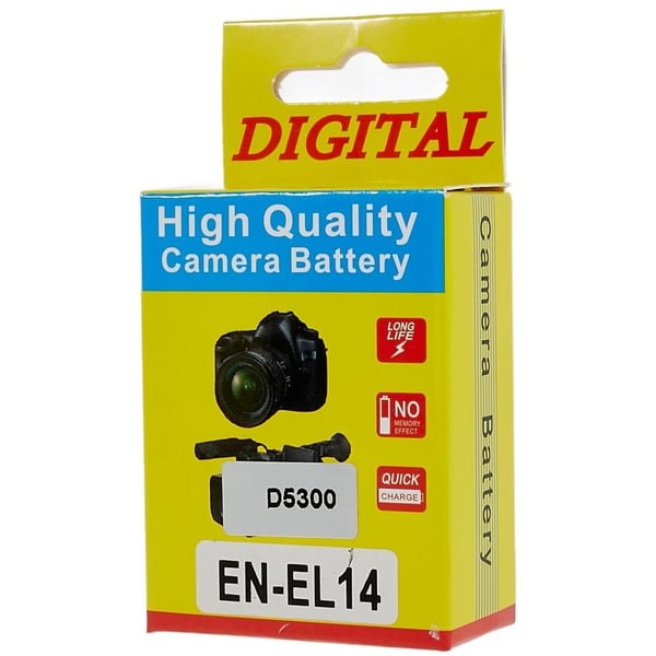 EN - EL14+Batteri til Nikon D3000 D3100 D3200 D3300 D3400 Etc