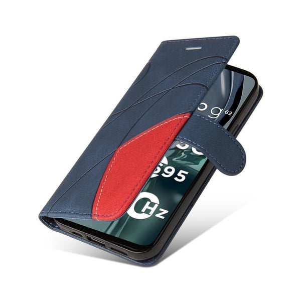 KT Lommebok - deksel til Motorola Moto G62 - Blå