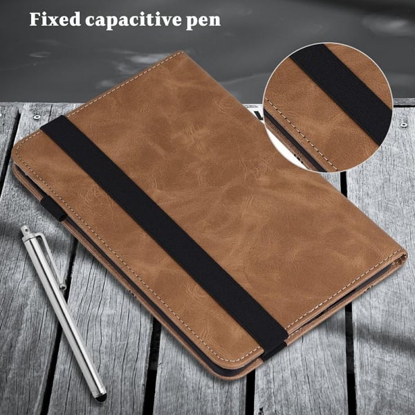 Til iPad 10.2 (2021)/(2020)/(2019) Almindeligt PU - læder tabletcover