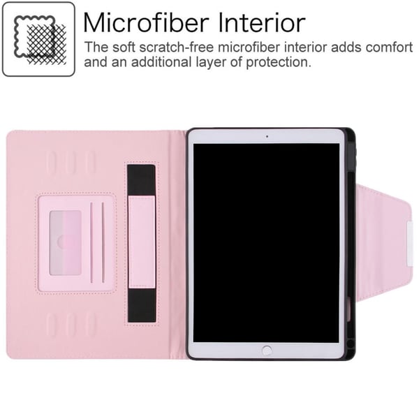 Til iPad 10.2 (2021)/(2020)/(2019) Sammenleggbart deksel - Rosa