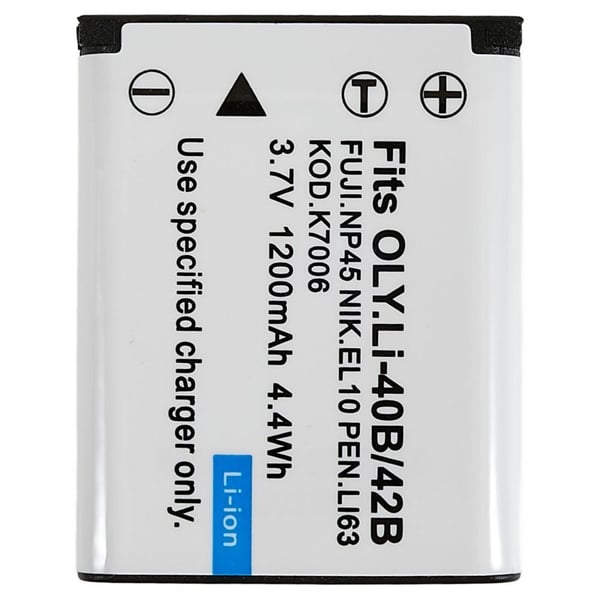 LI - 40B/42B batteri til Olympus FE20/FE320 osv