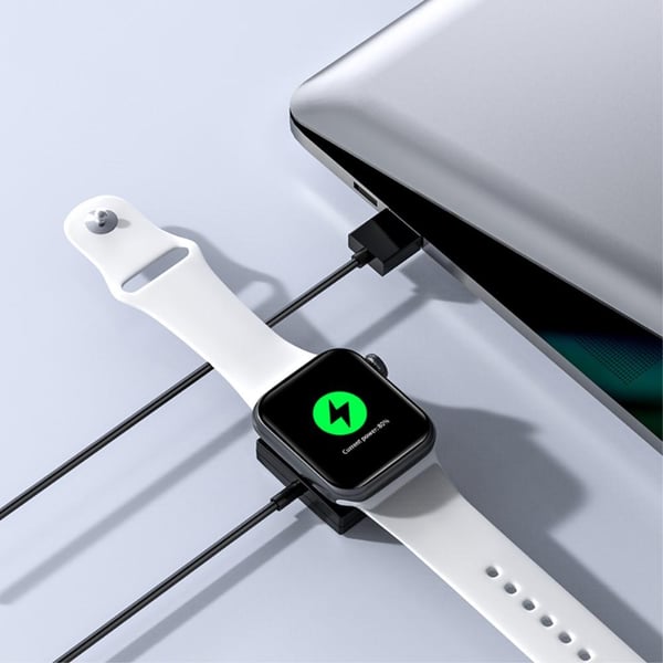 Apple Watch Trådløs Lader Smart Watch Ladestasjon - Svart