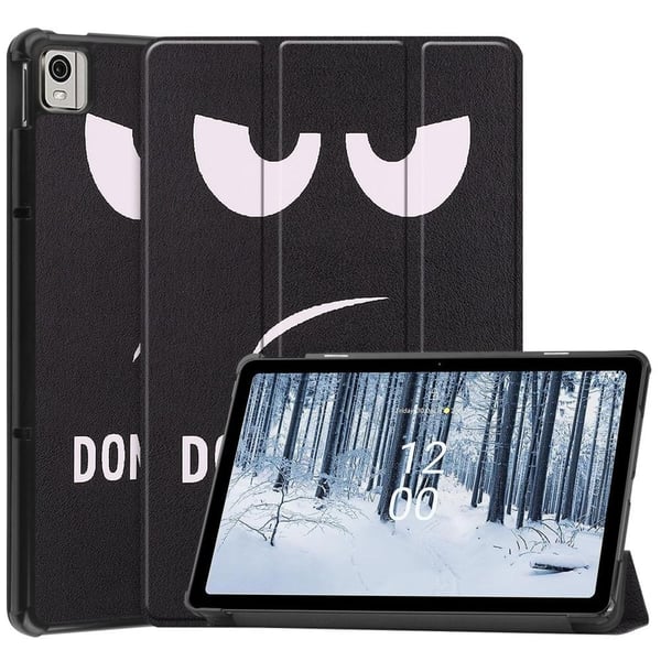 Nokia T21 Trifold Stand Sleep Wake Tabletcover - etui - Rør ikke ved mig