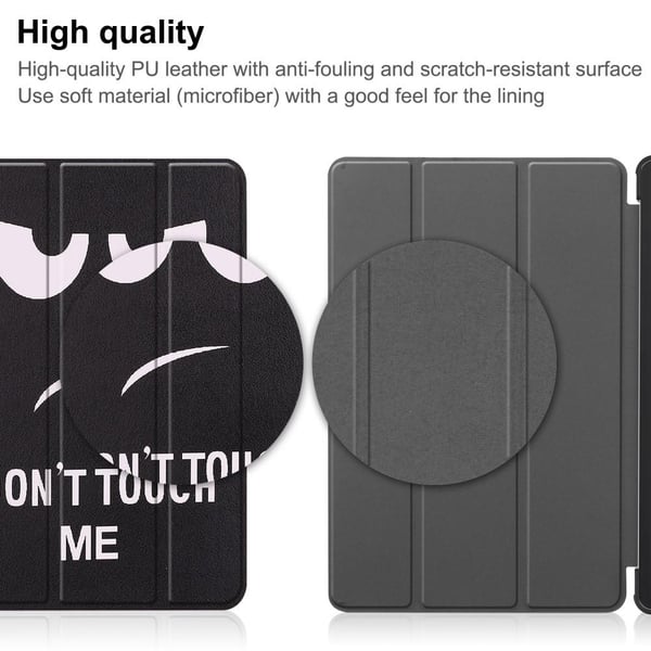 Nokia T21 Trifold Stand Sleep Wake - tabletin suojakotelo - Don't Touch Me