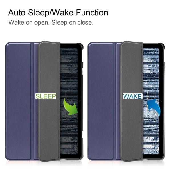 Nokia T21 Tri - fold Stand Wake/Sleep Cover Tablet - etui - Blå