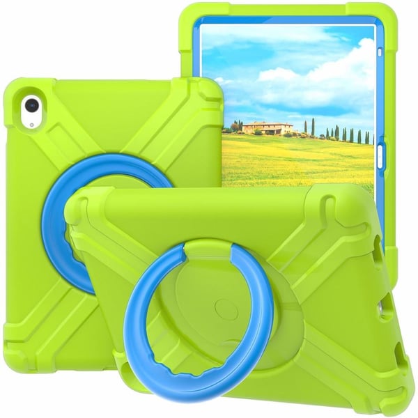 Til iPad 10.9 (2022) 360 - graders rotationsstativ - tabletcover Anti - faldbeskyttelse