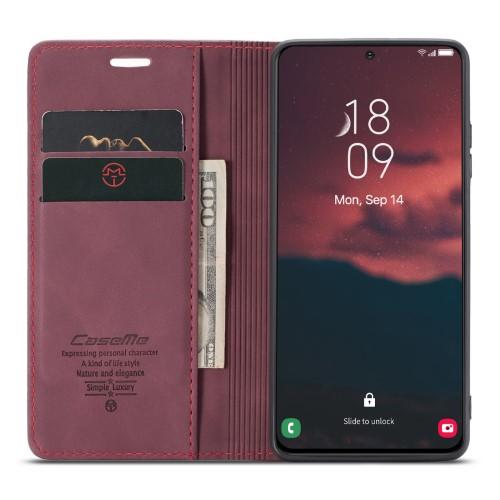 CASEME Lommebok - deksel Samsung Galaxy S23 - Rød