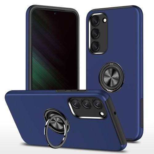 Samsung Galaxy S23+ Hybrid Deksel Med Fingerring - Blå