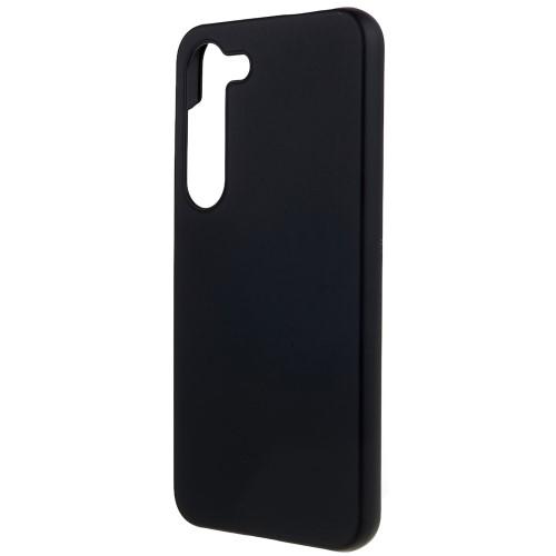 Gummibelagt hårdt PC-cover beskyttelsesskal til Samsung Galaxy S23+ (Plus) - Sort