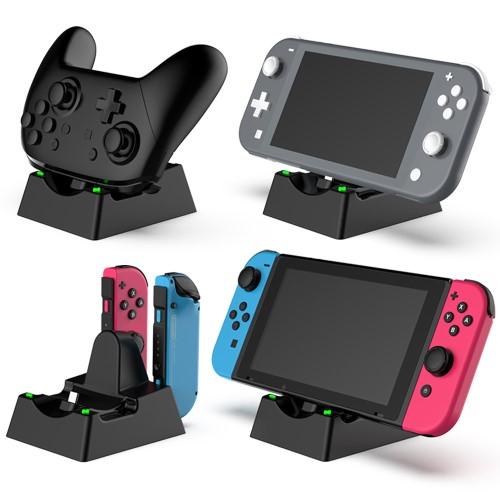 Kompatibel med Nintendo Switch+Lite + Oled USB - C Ladestativlader