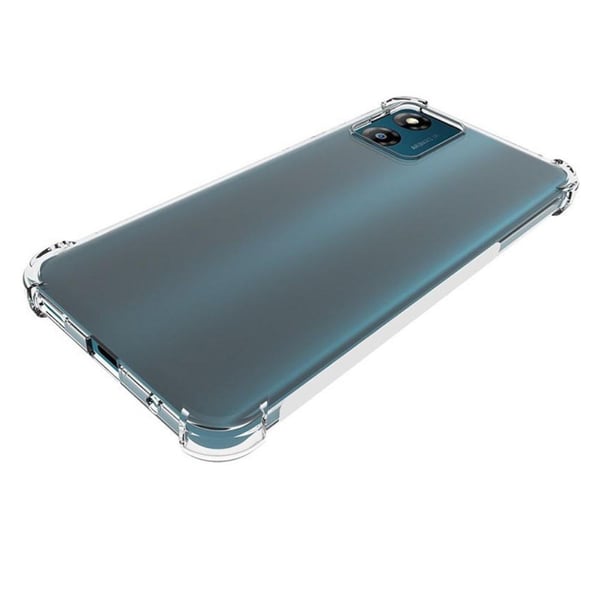 Motorola Moto E13 4G ohut läpinäkyvä TPU-suojakuori