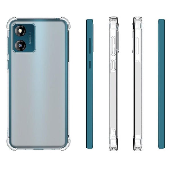 Motorola Moto E13 4G ohut läpinäkyvä TPU-suojakuori