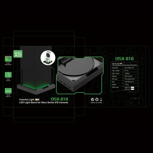 Xbox Series S/X spillkonsollholder RGB - lysbase