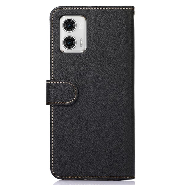 Motorola Moto G73 5G KHAZNEH Lommebok - deksel - Svart/Rød
