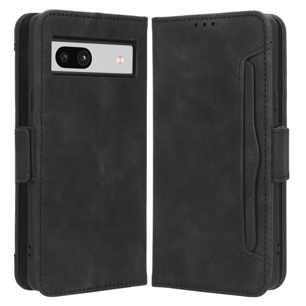 Google Pixel 7a Lommebok - deksel med Kortholder - Svart