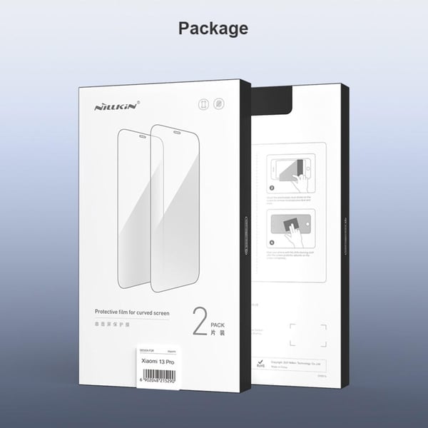 NILLKIN til Xiaomi 13 Pro PMMA 2 - pakke Fullt Deksel Buet