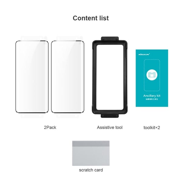 NILLKIN til Xiaomi 13 Pro PMMA 2 - pakke Fullt Deksel Buet