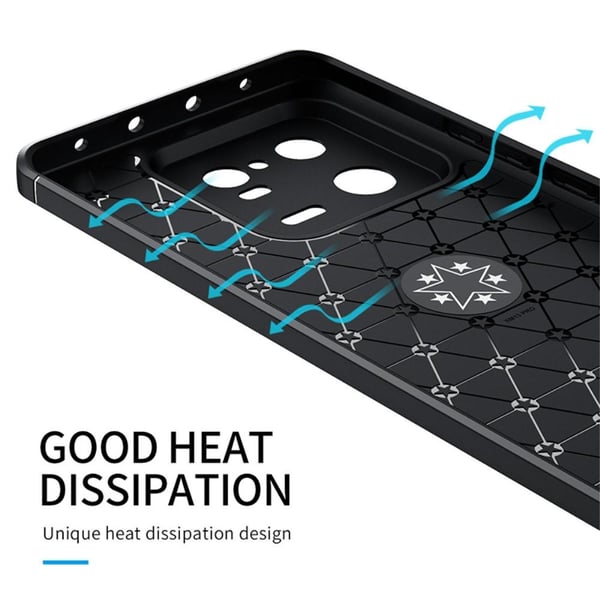 Til Xiaomi 13 Pro TPU Deksel Med Fingerring - Svart