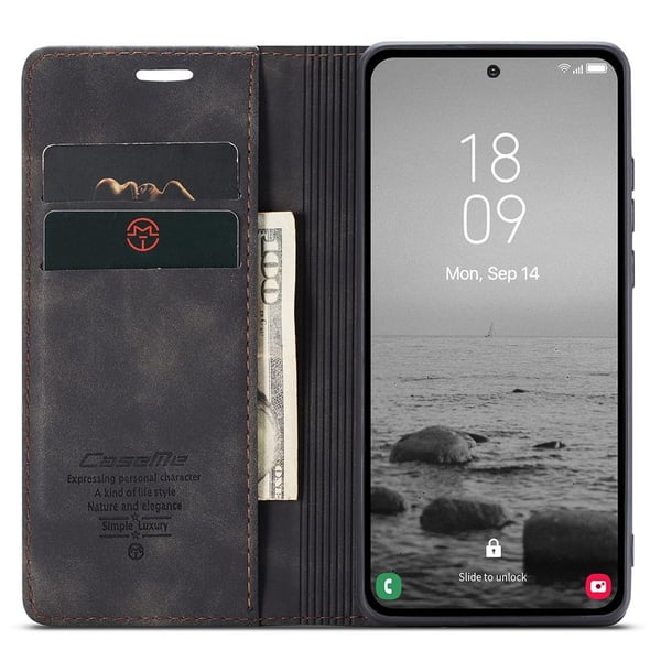CASEME Lommebok - deksel Samsung Galaxy A54 5G - Svart