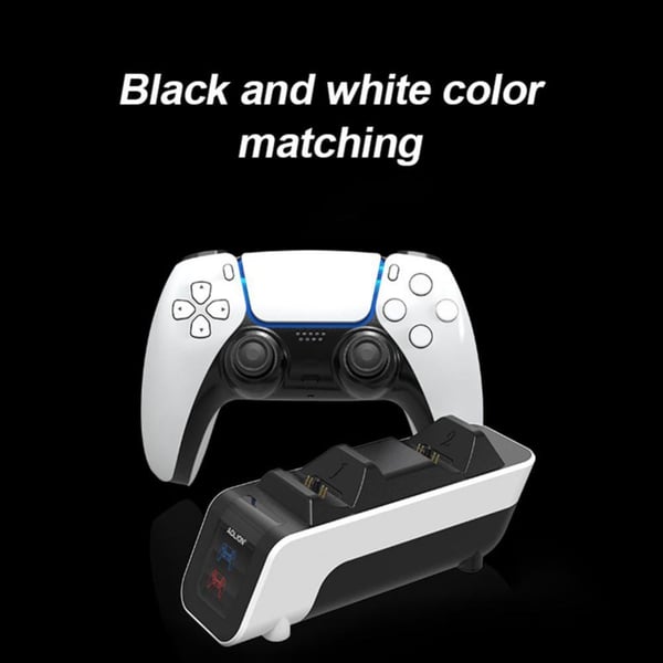 For PS5 - spillkontroller Ladebase Dobbel gamepad Hurtiglading