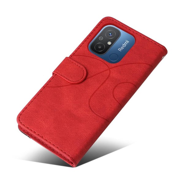 KT Lommebok - deksel til Xiaomi Redmi 12C - Rød