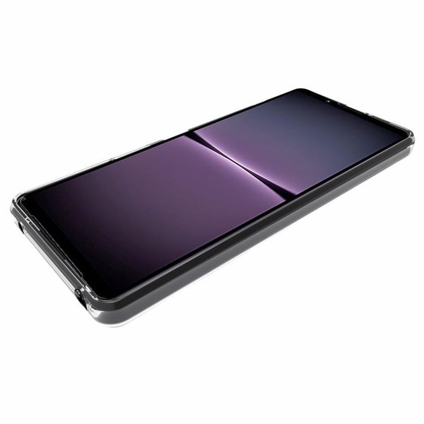 Sony Xperia 1 V läpinäkyvä pehmeä TPU-kotelo liukumattomalla sisäpinnalla - läpinäkyvä